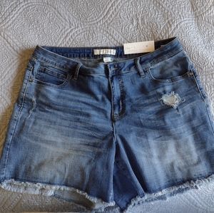 NWT  Women's denim shorts. Size 16.
